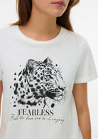  10341639 Snow White PRINT WITH BLACK VERO MODA 