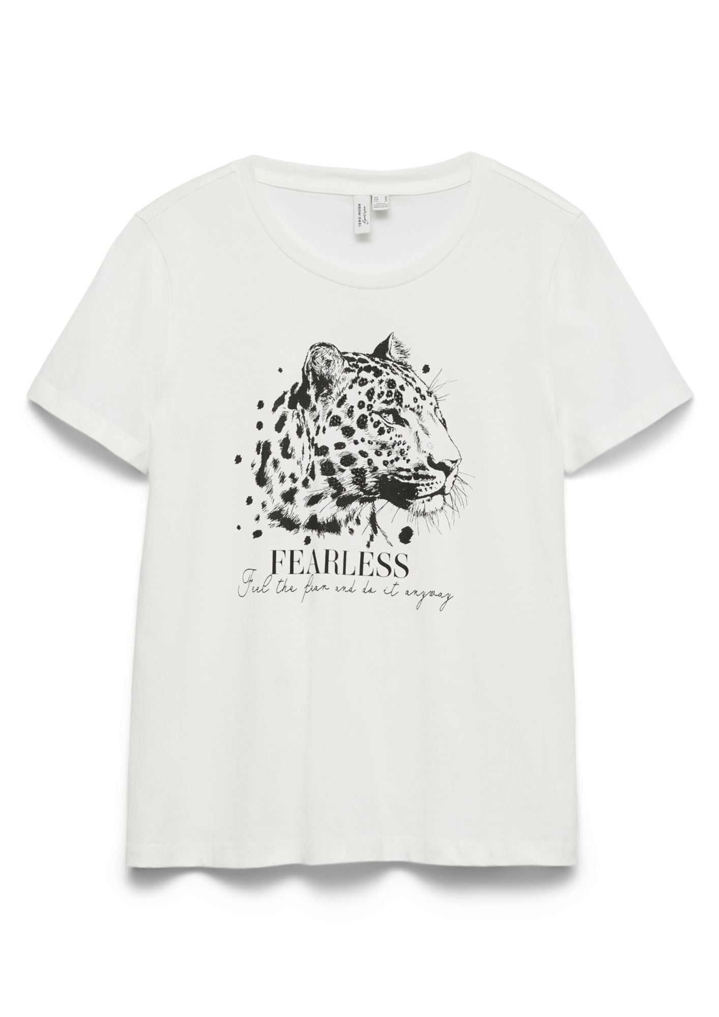  10341639 Snow White PRINT WITH BLACK VERO MODA 