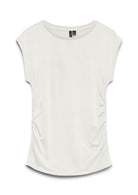 Vero Moda T-Shirt Donna Avasarah Bianca 10342876 Snow White VERO MODA 