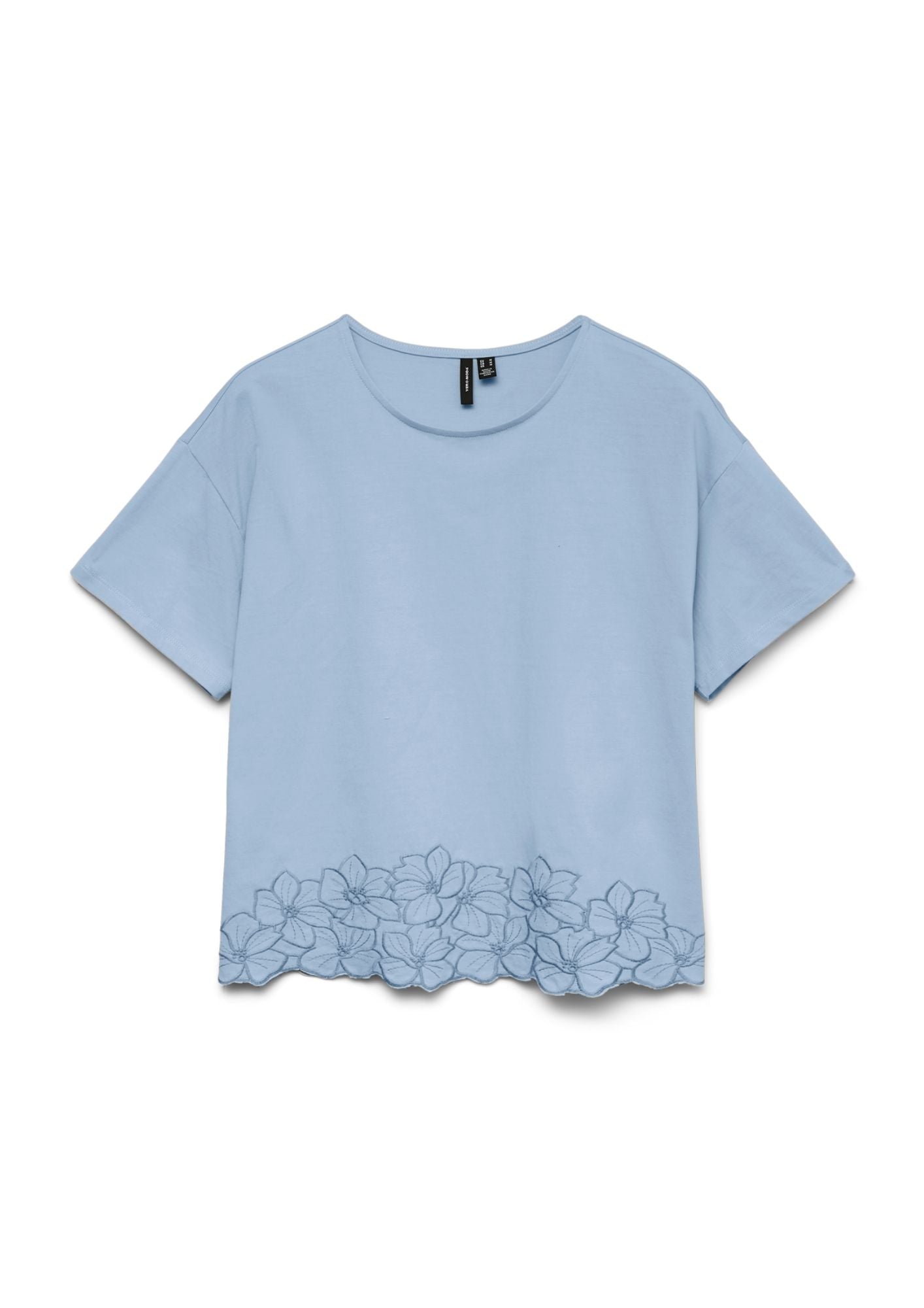 Vero Moda T-Shirt Donna Noah Blu Cashmere 10342965 Cashmere Blue Casmere Blue VERO MODA 