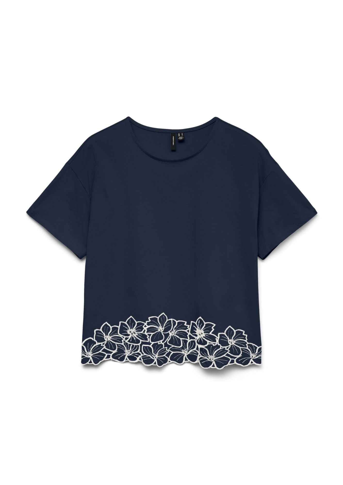 Vero Moda T-Shirt Donna Noah Blu Navy 10342965 Navy Blazer White VERO MODA 