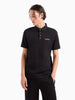 Armani Exchange Polo in Jersey Uomo Nero