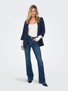 Blazer Donna Blu Melange - Santangelo