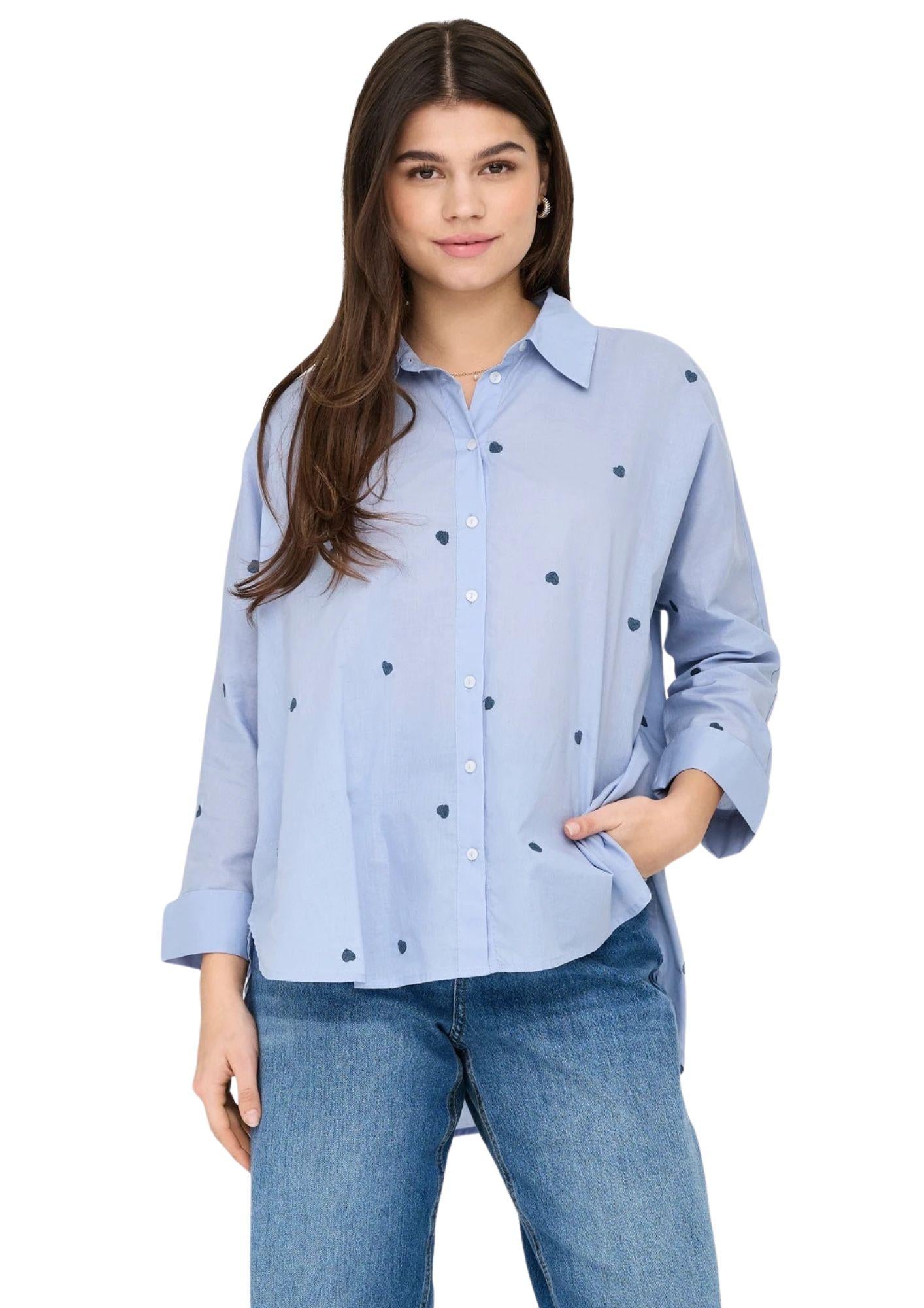 Camicia Donna Blu - Santangelo