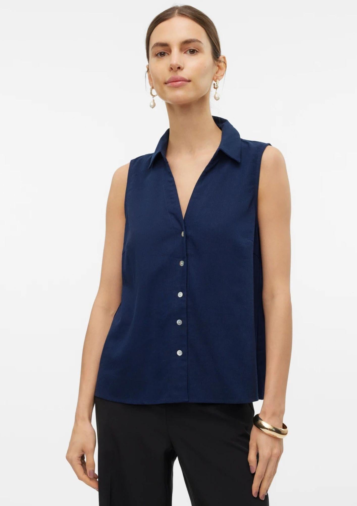 Camicia Donna Blu - Santangelo