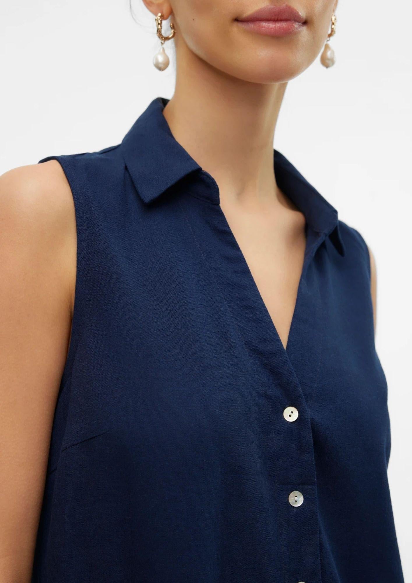 Camicia Donna Blu - Santangelo