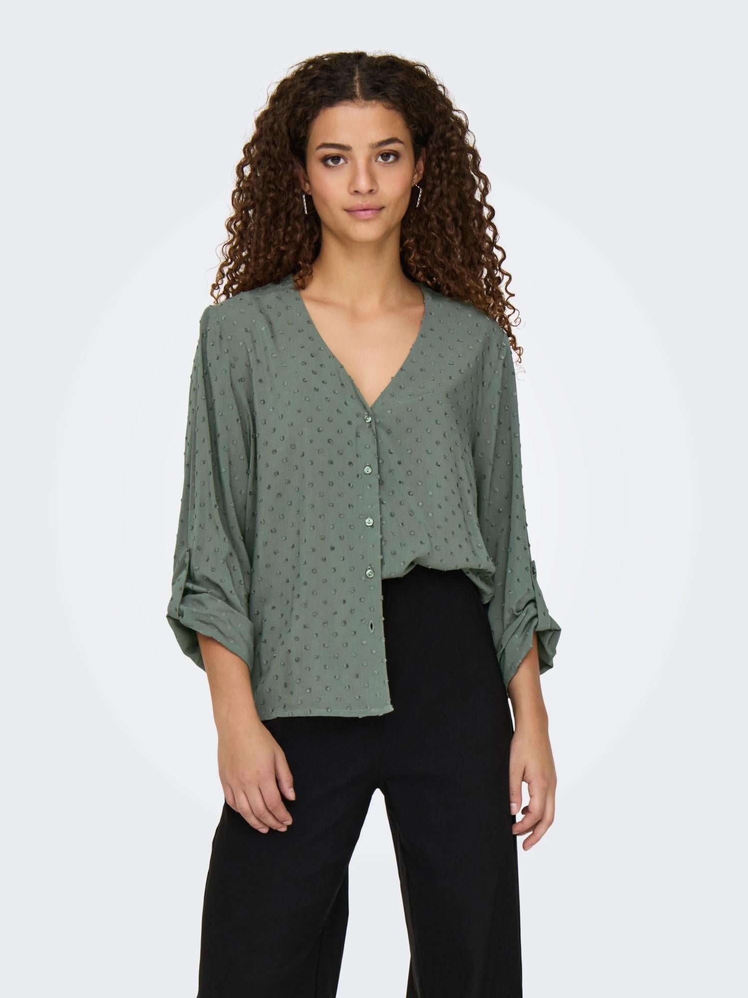 Camicia Donna Grigio Castor Gray - Santangelo