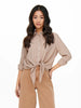 Camicia Donna Marrone Chiaro