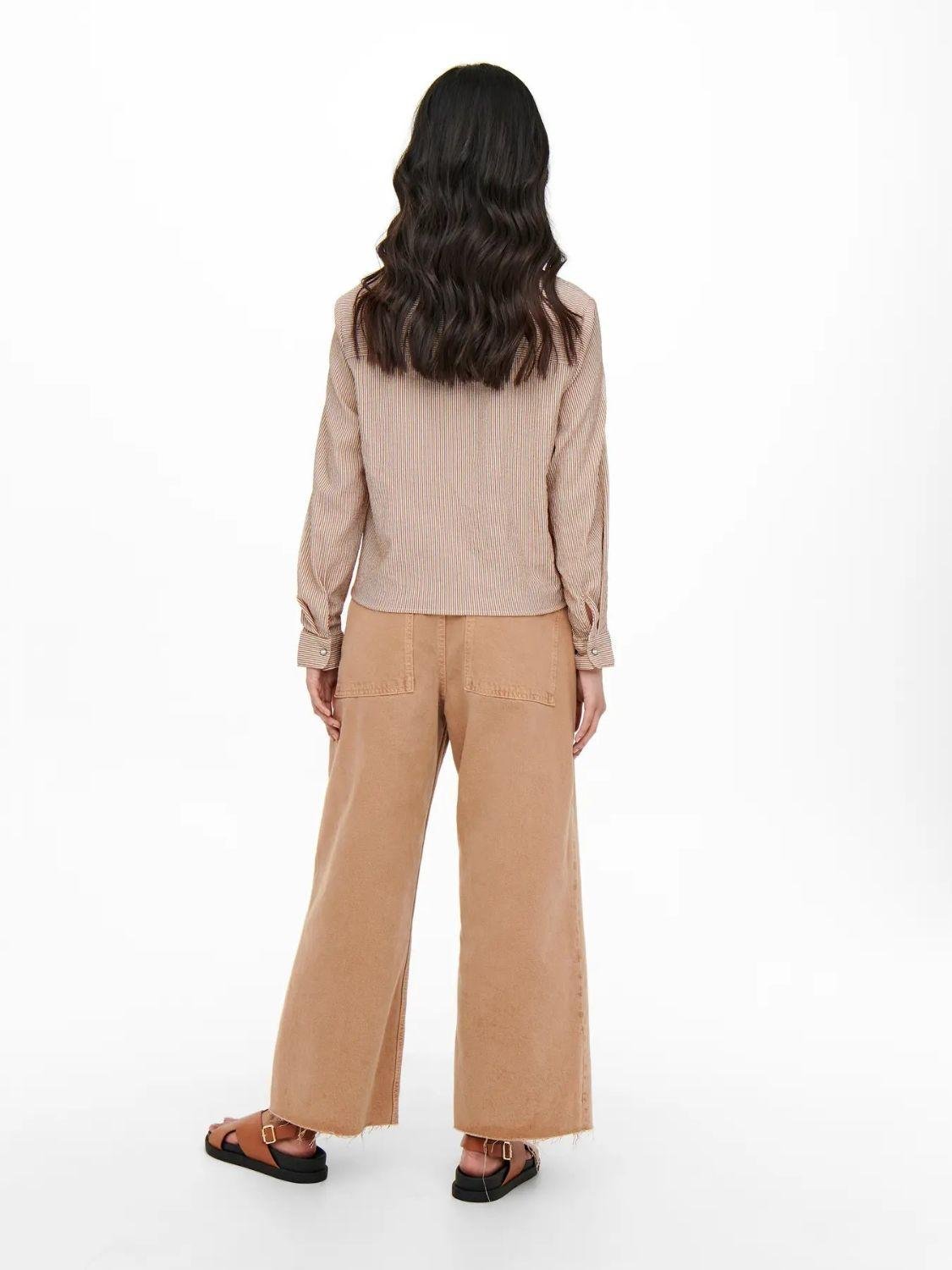 Camicia Donna Marrone Chiaro - Santangelo