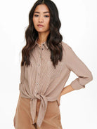 Camicia Donna Marrone Chiaro - Santangelo
