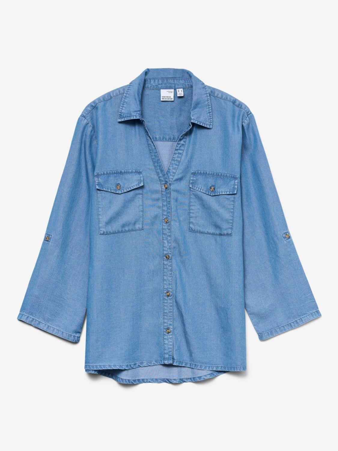 Camicia in denim Donna Blu - Santangelo