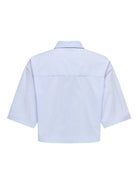 Camicia Maniche ampie Collo Regular Fit Donna Cashmere Blue - Santangelo