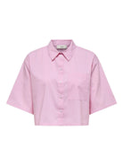 Camicia Maniche ampie Collo Regular Fit Donna Shocking Pink - Santangelo