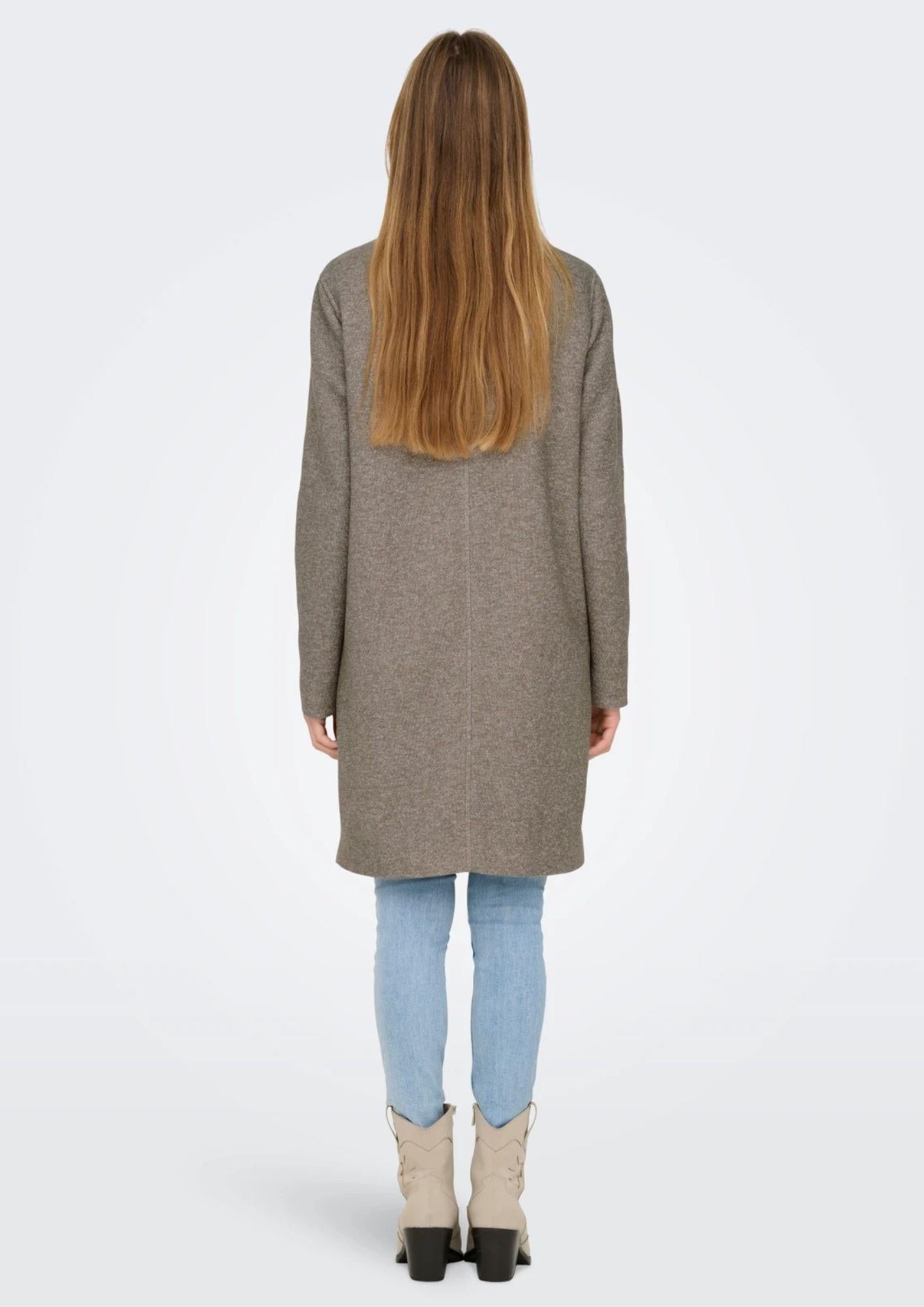 ONLY Cappotto Donna Only Onlsedona Marrone Noce Cappotto