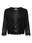 Cardigan Donna Nero - Santangelo