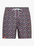Costume da bagno con stampe Uomo Nero Rosso - Santangelo
