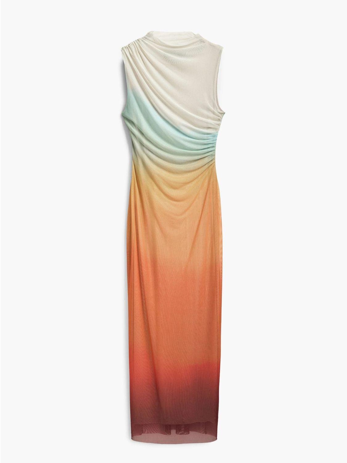 Desigual Abito in tulle sfumato Donna Arancione - Santangelo