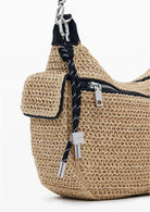 Desigual Borsa Donna Astana Beige Raffia - Santangelo