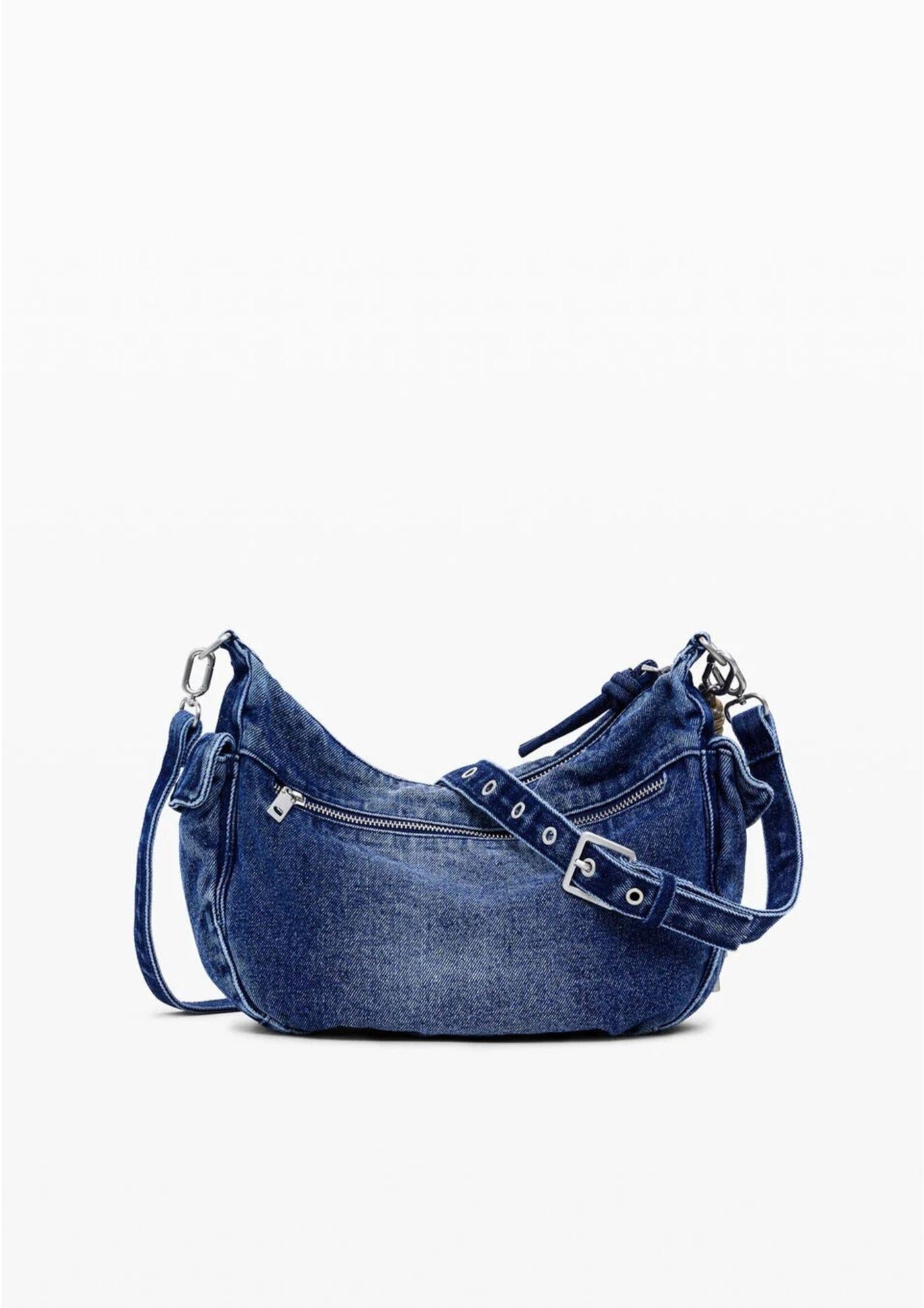 Desigual Borsa Donna Astana Blu Denim - Santangelo
