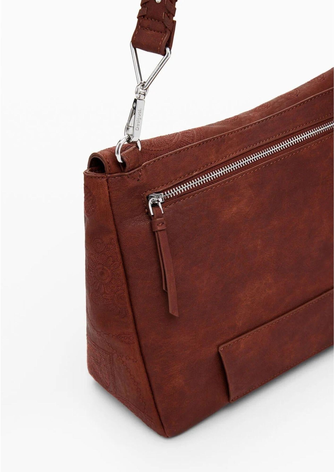 Desigual Borsa Donna Dejavu Posadas Marrone - Santangelo