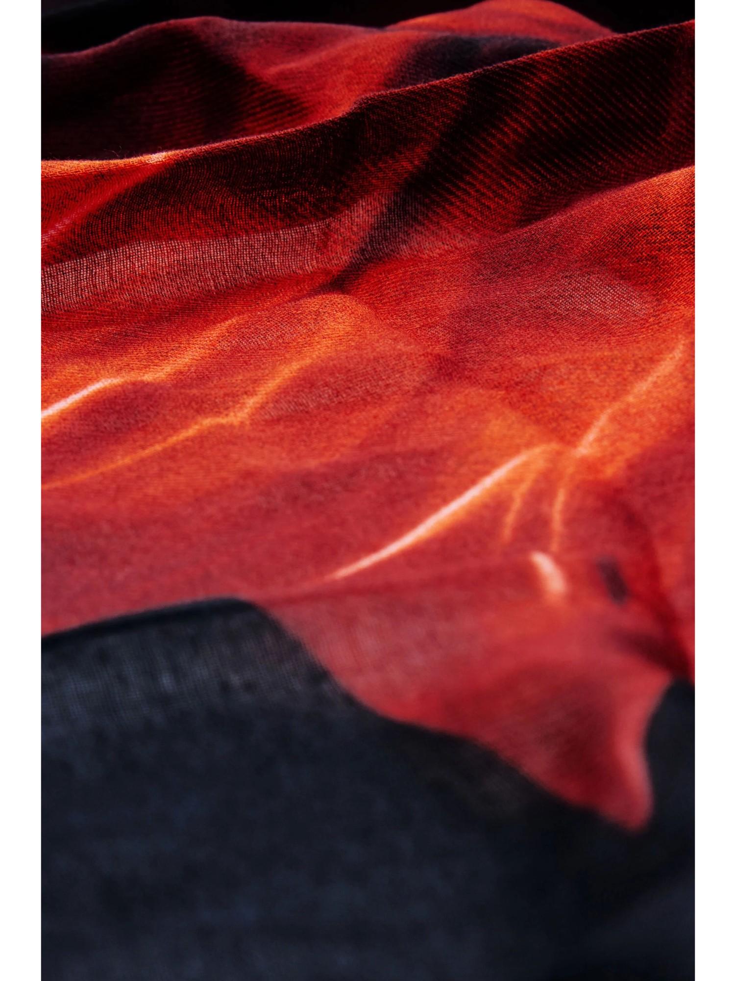 Desigual Foulard rettangolare a fiori Donna Nero - Santangelo