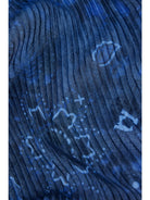 Desigual Foulard rettangolare plissettato paisley Donna Blu - Santangelo