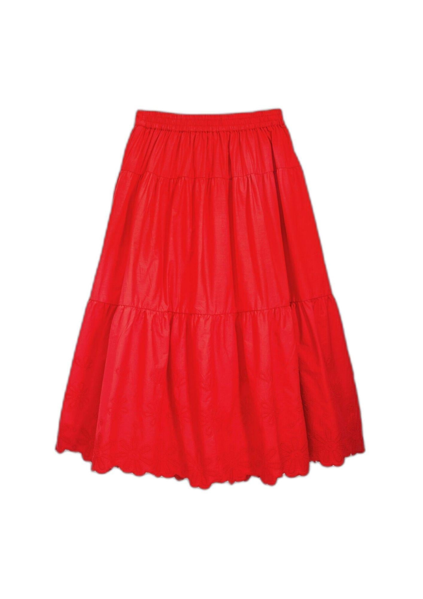 Desigual Gonna Donna Tolstoi Rossa - Santangelo