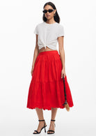 Desigual Gonna Donna Tolstoi Rossa - Santangelo