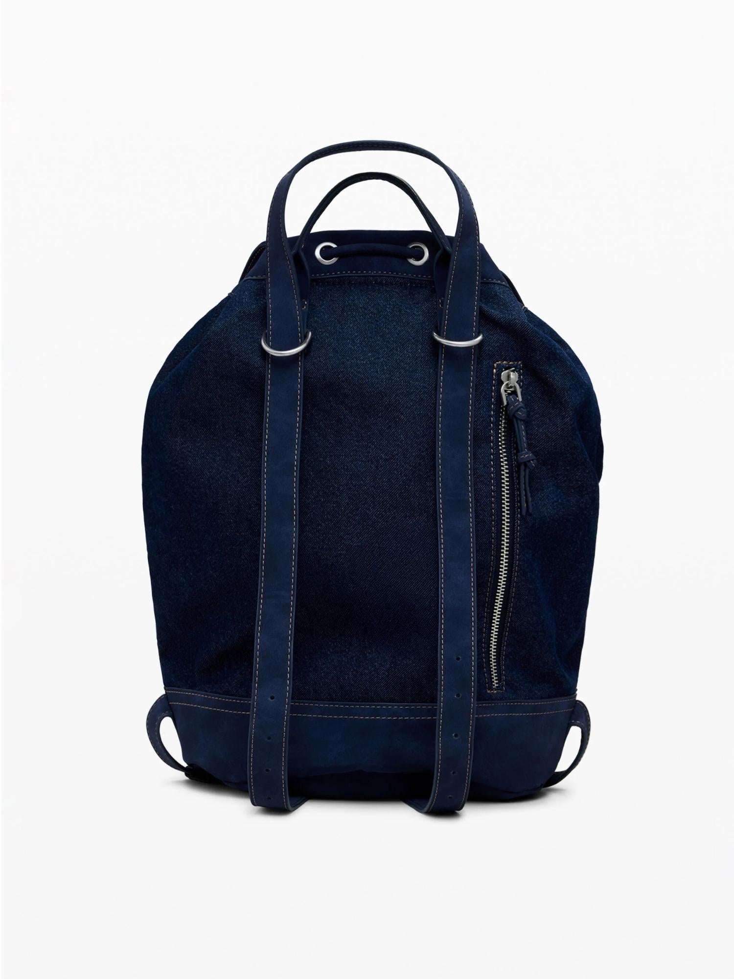Desigual Zaino denim a secchiello convertibile medio Donna Blu - Santangelo