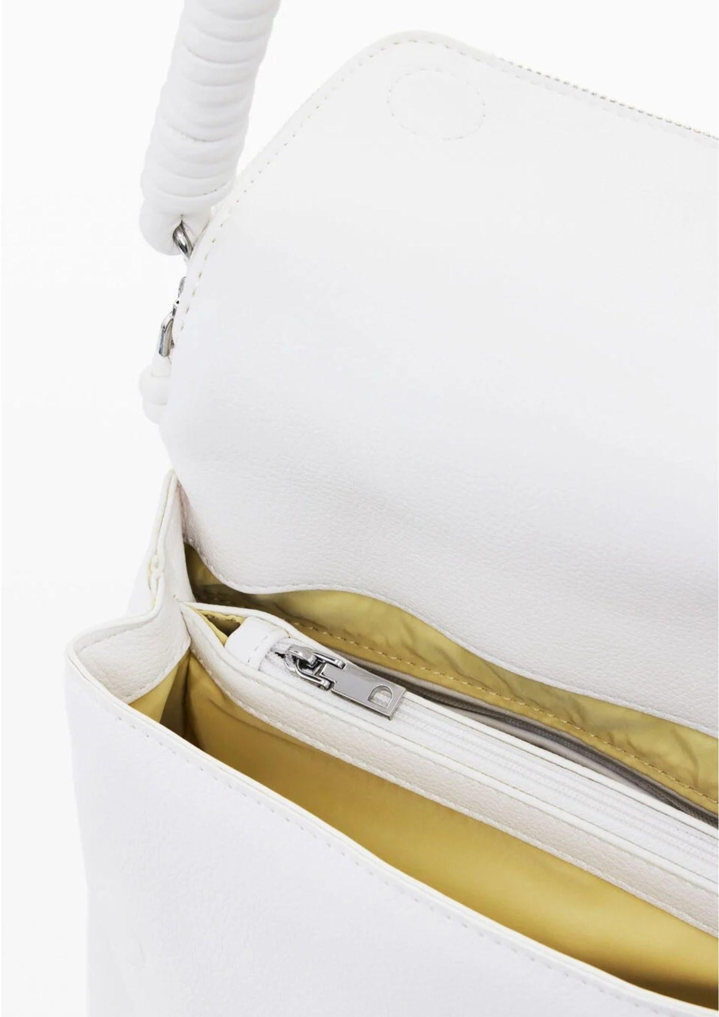 Desigual Zaino Donna Half Hampton Ecru Bianco - Santangelo