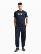 EA7 Emporio Armani T-Shirt Girocollo Uomo Blu - Santangelo