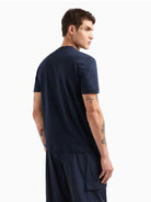 EA7 Emporio Armani T-Shirt Girocollo Uomo Blu - Santangelo