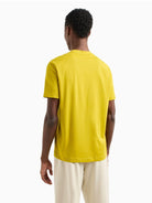 EA7 Emporio Armani T-Shirt Girocollo Uomo Giallo - Santangelo