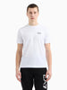EA7 Emporio Armani T-shirt Logo Series in jersey di cotone Uomo Bianco