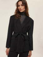 EMME MARELLA Emme Marella Blazer con cintura Val Donna Antracite Giacca