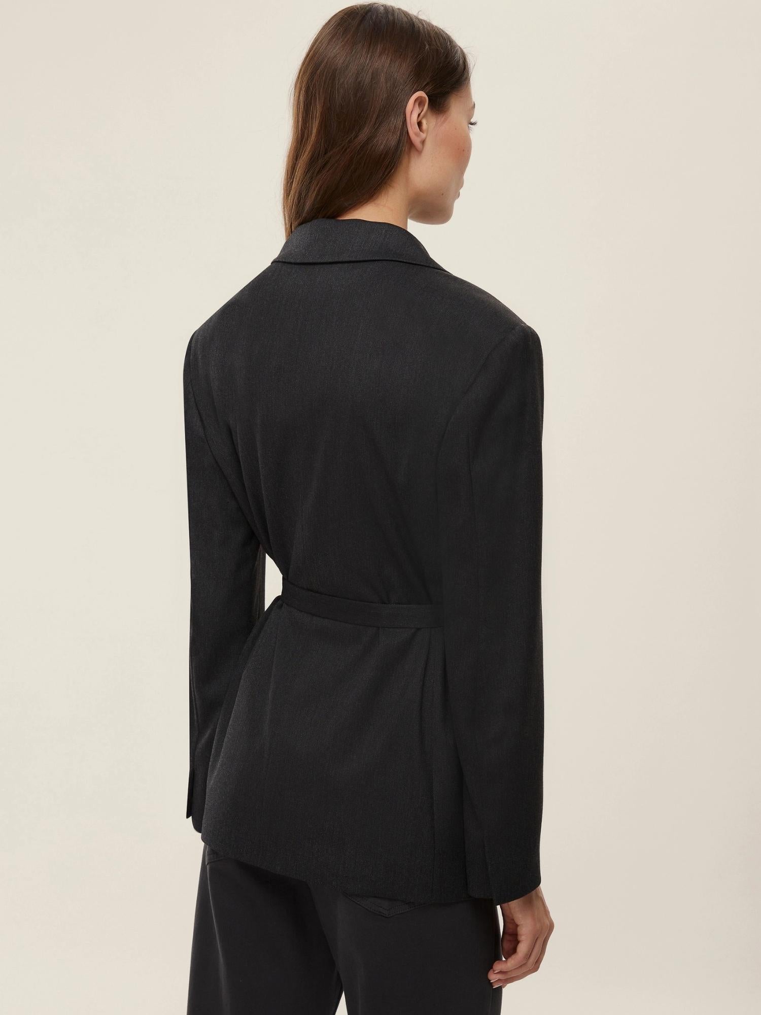 EMME MARELLA Emme Marella Blazer con cintura Val Donna Antracite Giacca