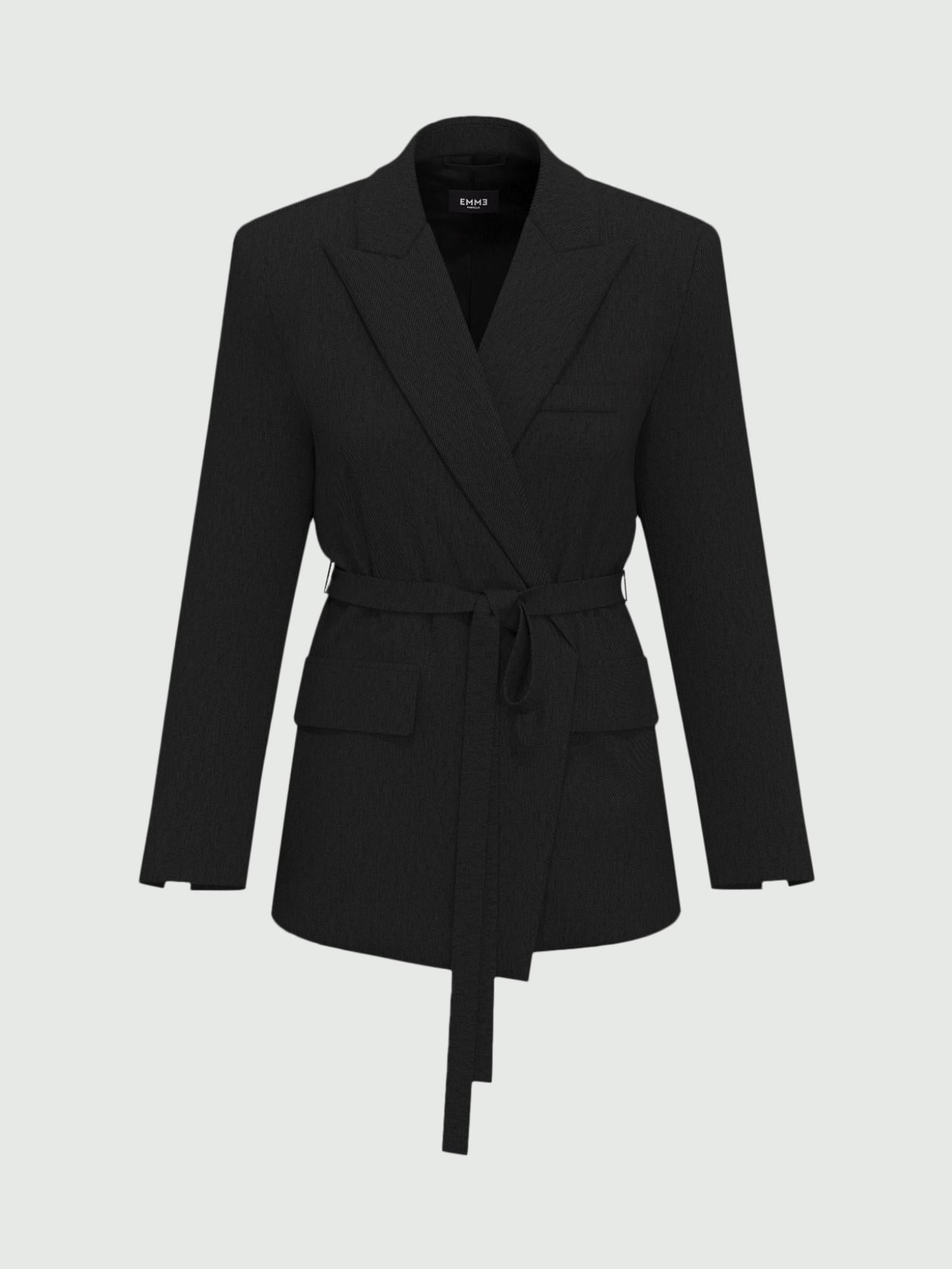 EMME MARELLA Emme Marella Blazer con cintura Val Donna Antracite Giacca