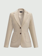 Emme Marella Blazer in velluto a coste Bino Donna Bianco Sporco - Santangelo