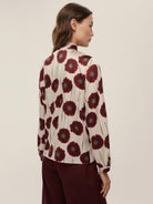 EMME MARELLA Emme Marella Blusa in twill stampato Fulvia Donna Panna Camicia