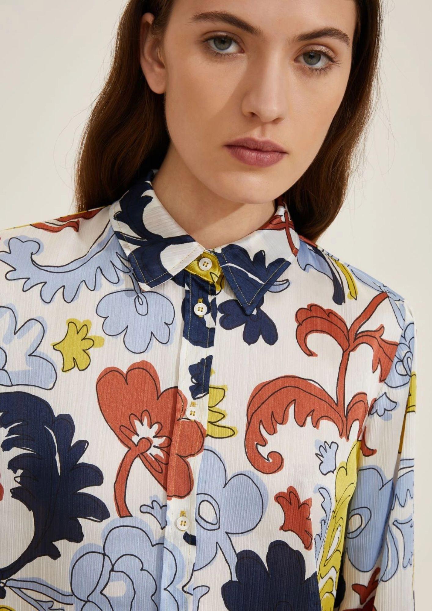Emme Marella Camicia Donna Morena Giallo Fiore - Santangelo