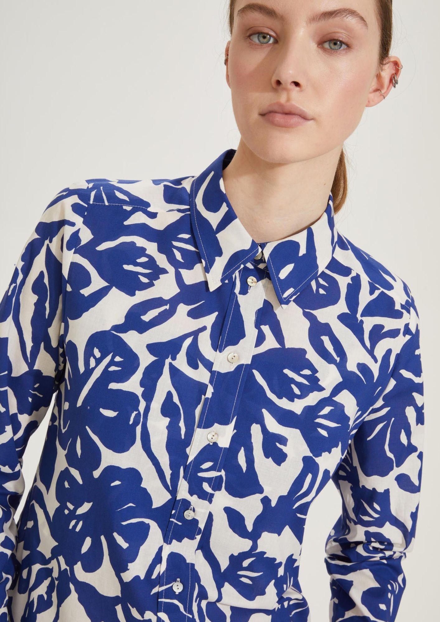 Emme Marella Camicia Donna Tritone Blu - Santangelo