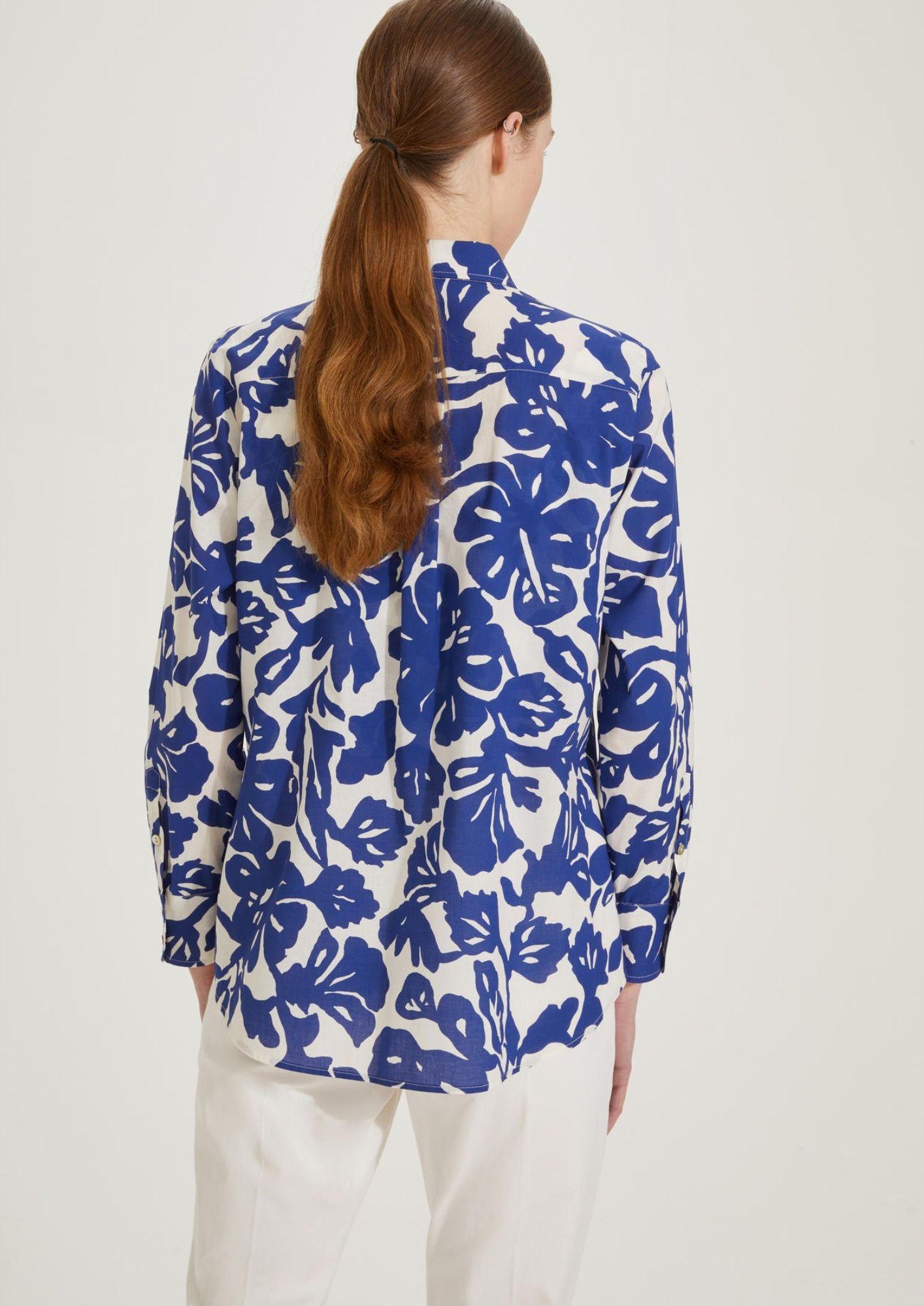 Emme Marella Camicia Donna Tritone Blu - Santangelo