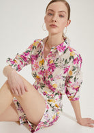 Emme Marella Camicia Donna Tritone Bouganville - Santangelo