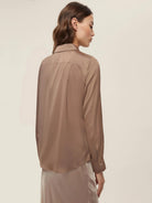 EMME MARELLA Emme Marella Camicia in raso leggero Naples Donna Tortora Camicia