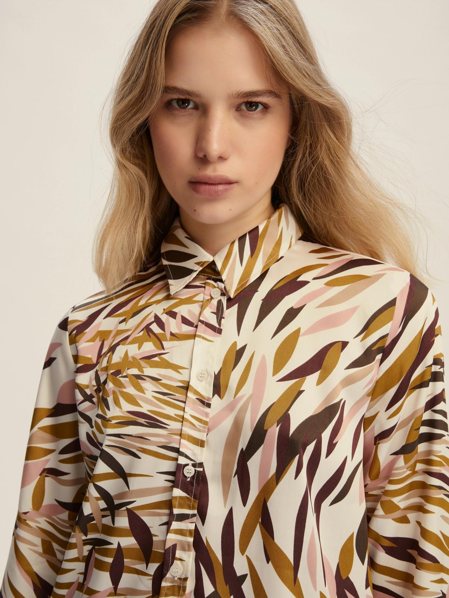 Emme Marella Camicia semi aderente in twill Biagio Donna Bianco lana - Santangelo