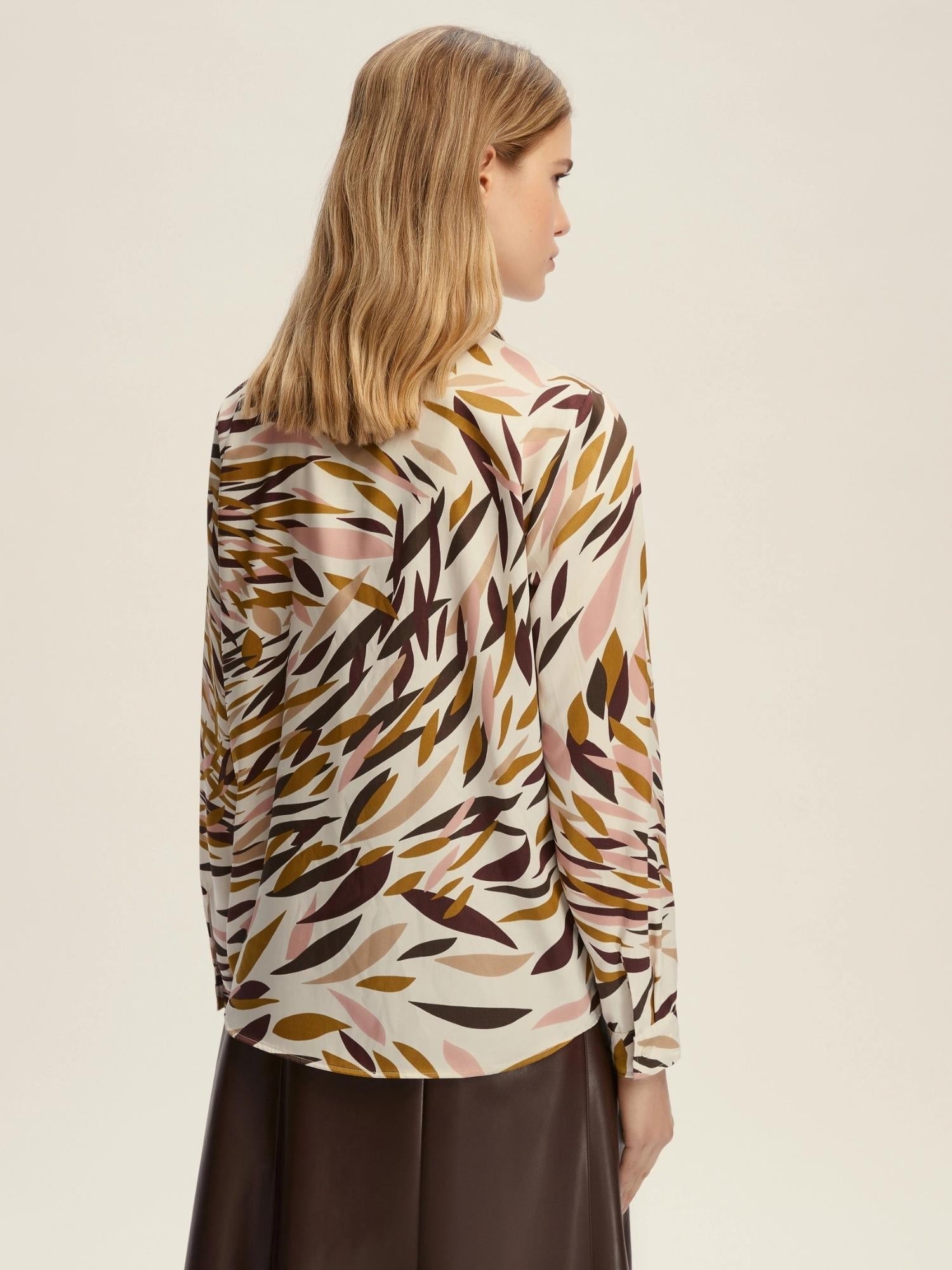 Emme Marella Camicia semi aderente in twill Biagio Donna Bianco lana - Santangelo