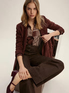 EMME MARELLA Emme Marella Camicia semi aderente in twill Biagio Donna Bordeaux Camicia