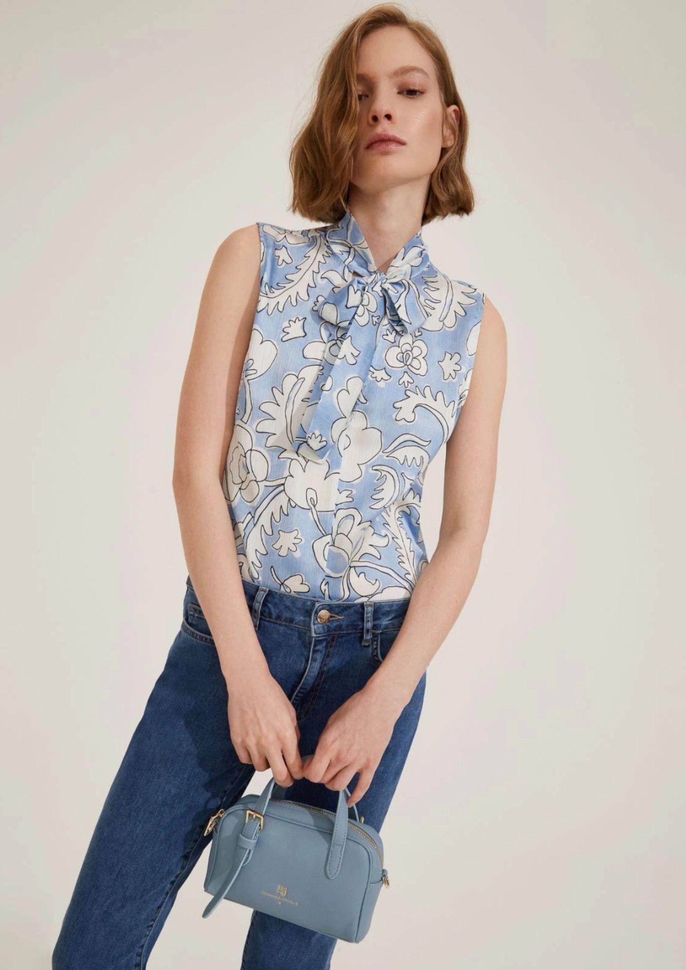 Emme Marella Canotta Donna Nogal Azzurro - Santangelo