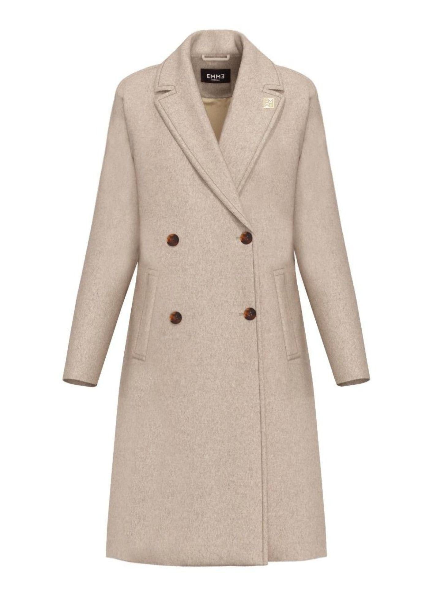 Emme Marella Cappotto Donna Rol Beige - Santangelo