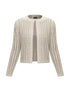 Emme Marella Cardigan Donna Crimea Bianco